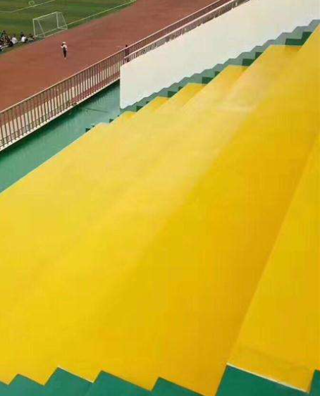 城东球场台阶翻新修补改造